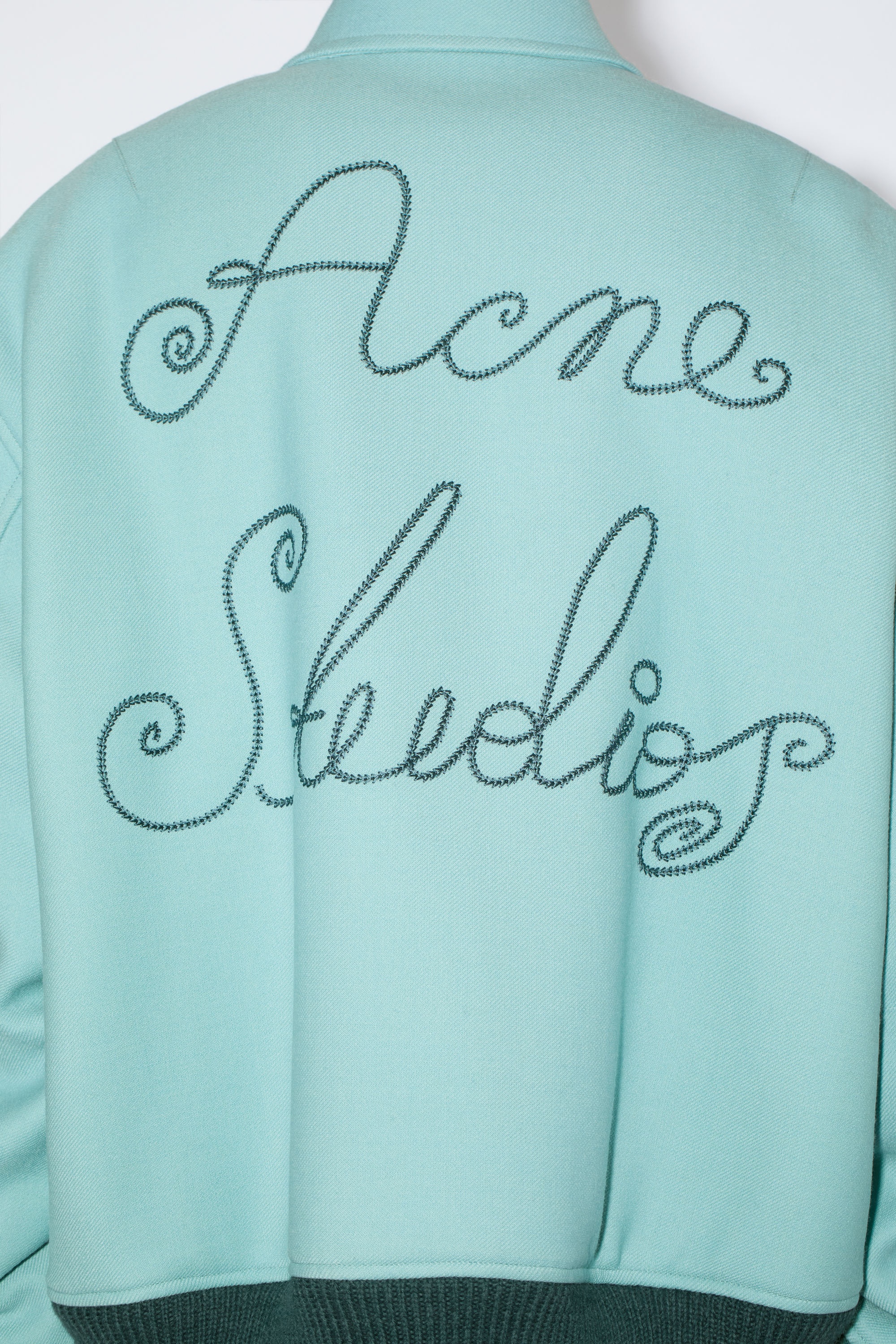 Logo bomber jacket - Pale jade - 5
