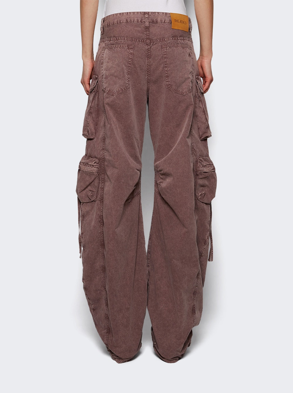 Fern Cargo Pants Washed Mauve - 5
