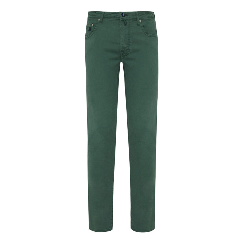 Men 5-Pockets Tencel Gabardine Pants 1