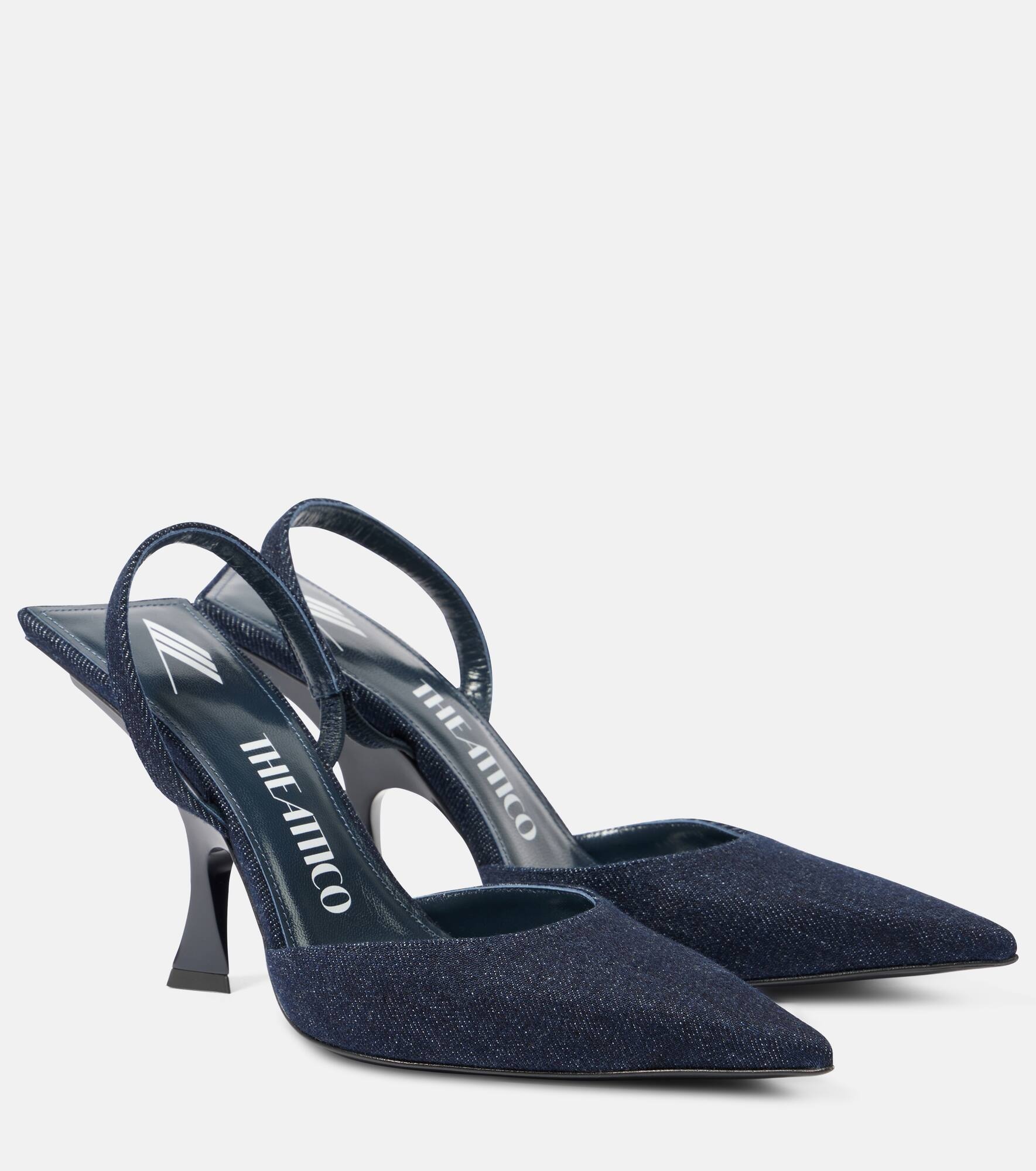 Ester 95 denim slingback pumps - 1