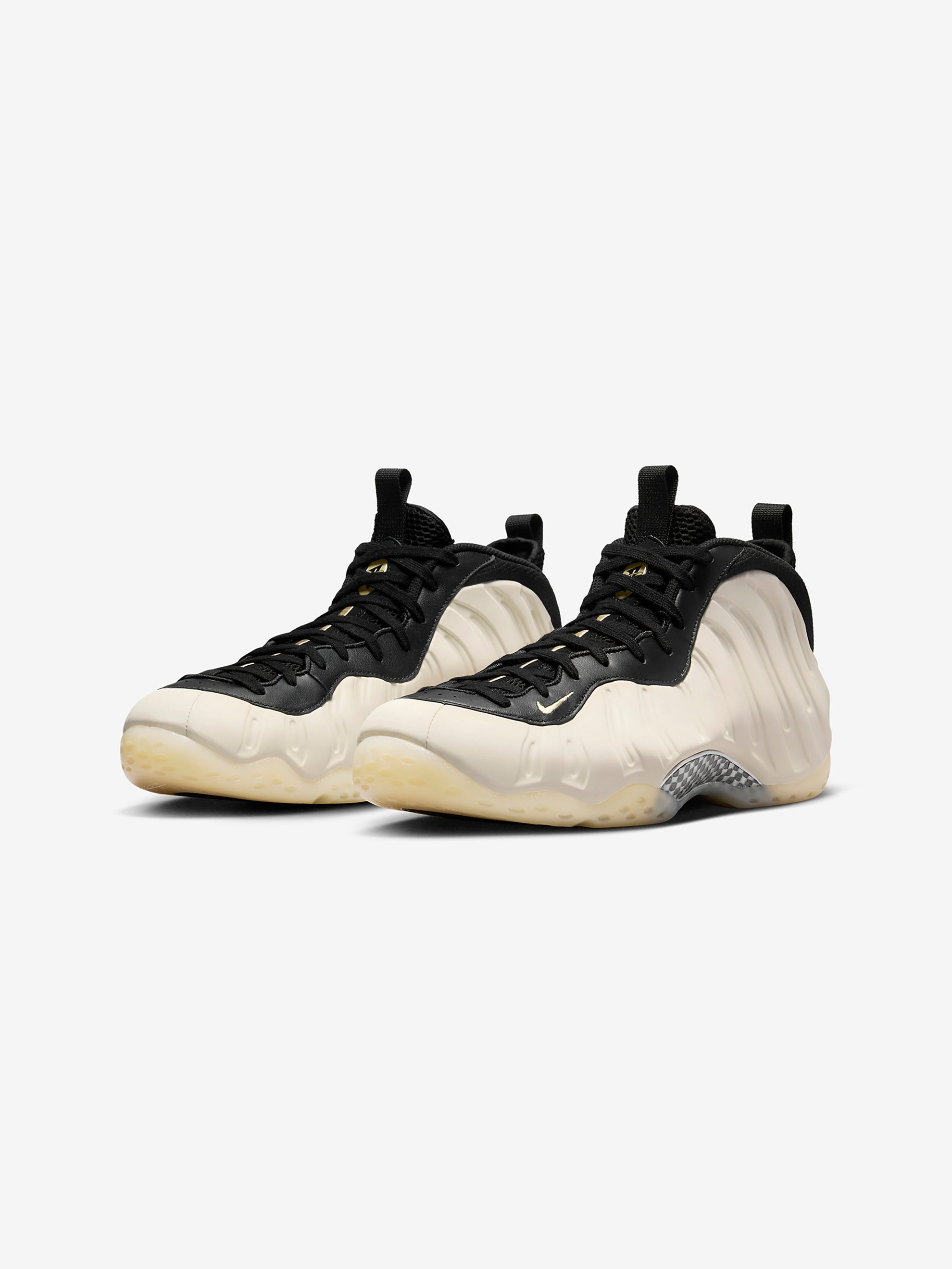 AIR FOAMPOSITE ONE (BLACK/TEAM GOLD-LT OREWOOD BRN-CHROME) - 2