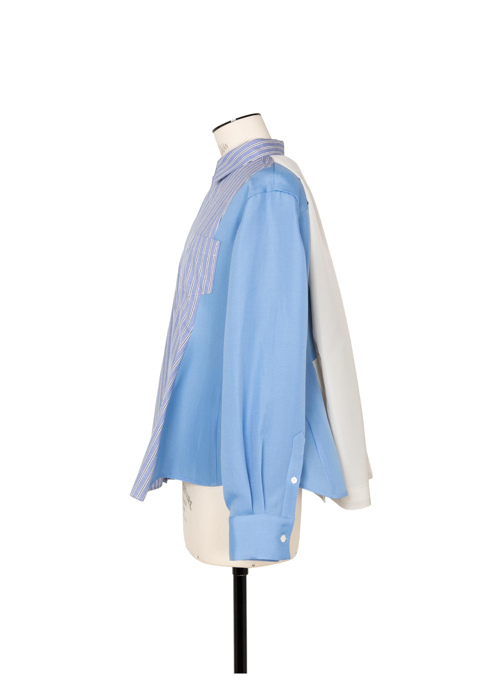 sacai Cotton Poplin x Double-Faced Silk Cotton Shirt