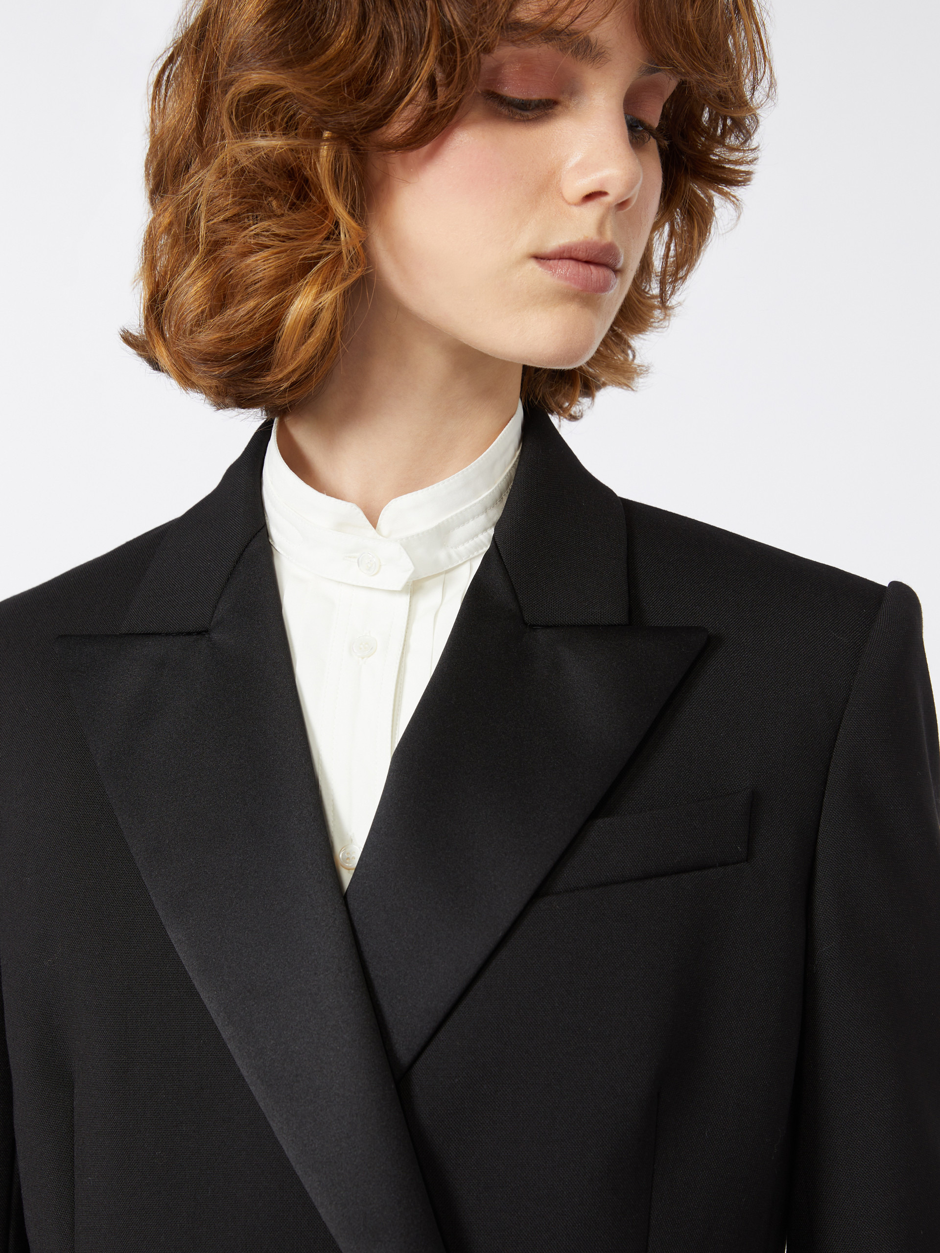 BRIGIDA1234 Wool tuxedo blazer - 6