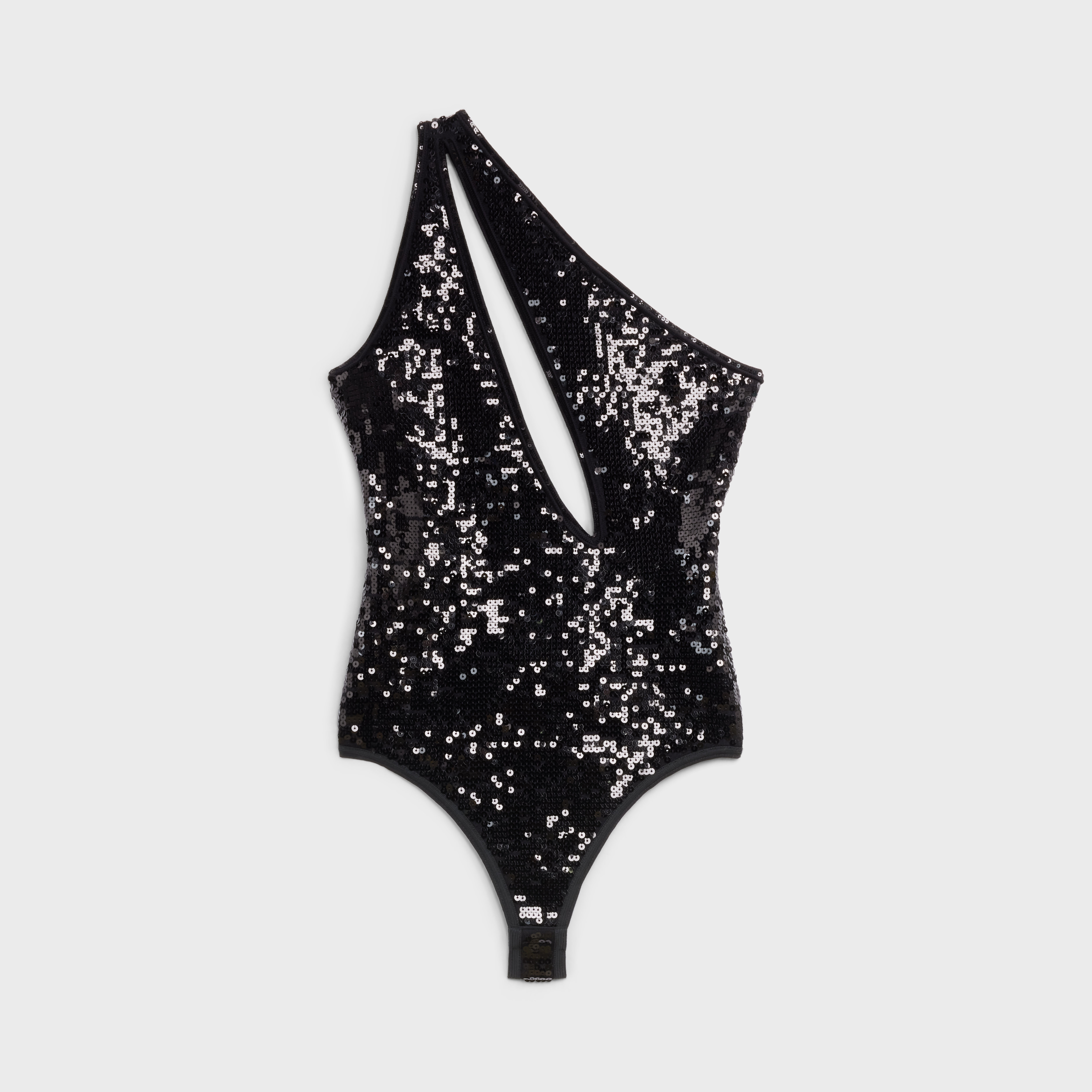EMBROIDERED BODYSUIT IN UNDERPINNING VISCOSE - 1