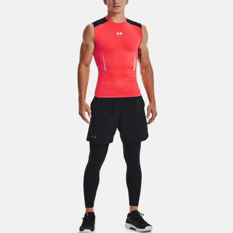 Under Armour HeatGear Vent Comp Sleeveless 'Pink Red' 1370656-628 - 3