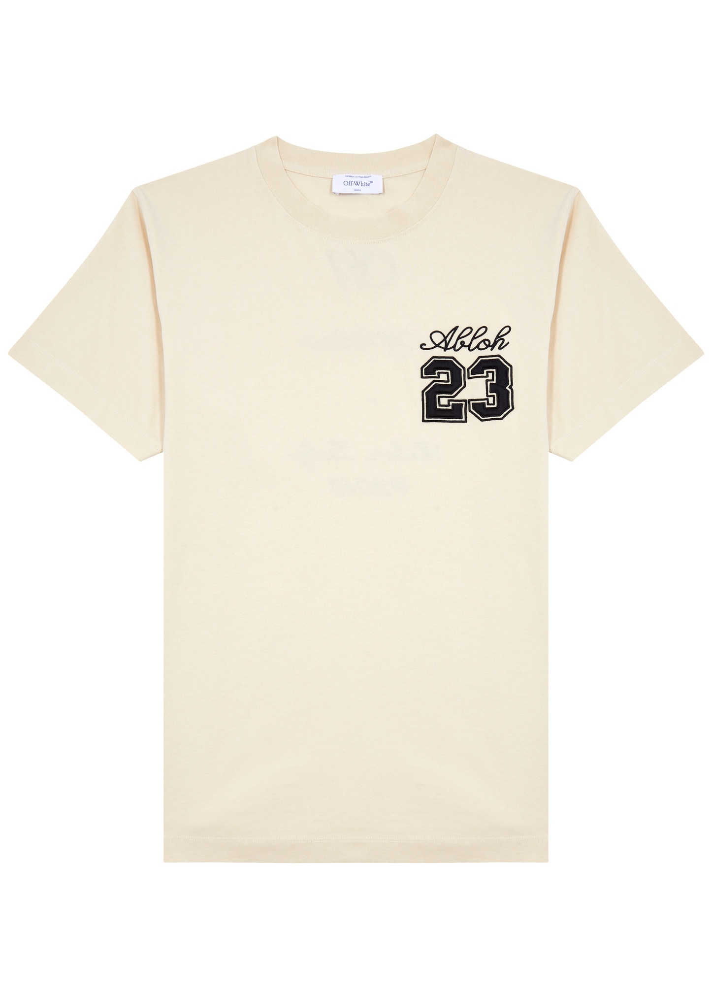 23 logo-embroidered cotton T-shirt - 1