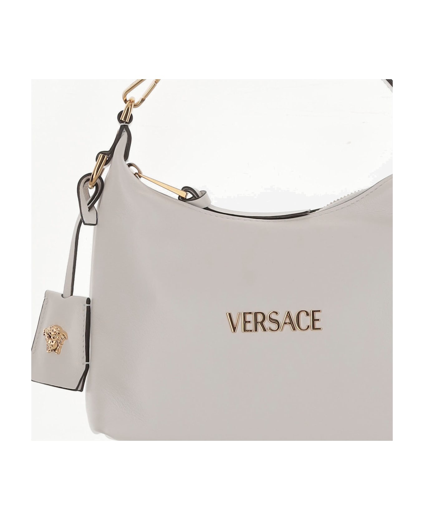 Lambskin Handbag With Logo - 5