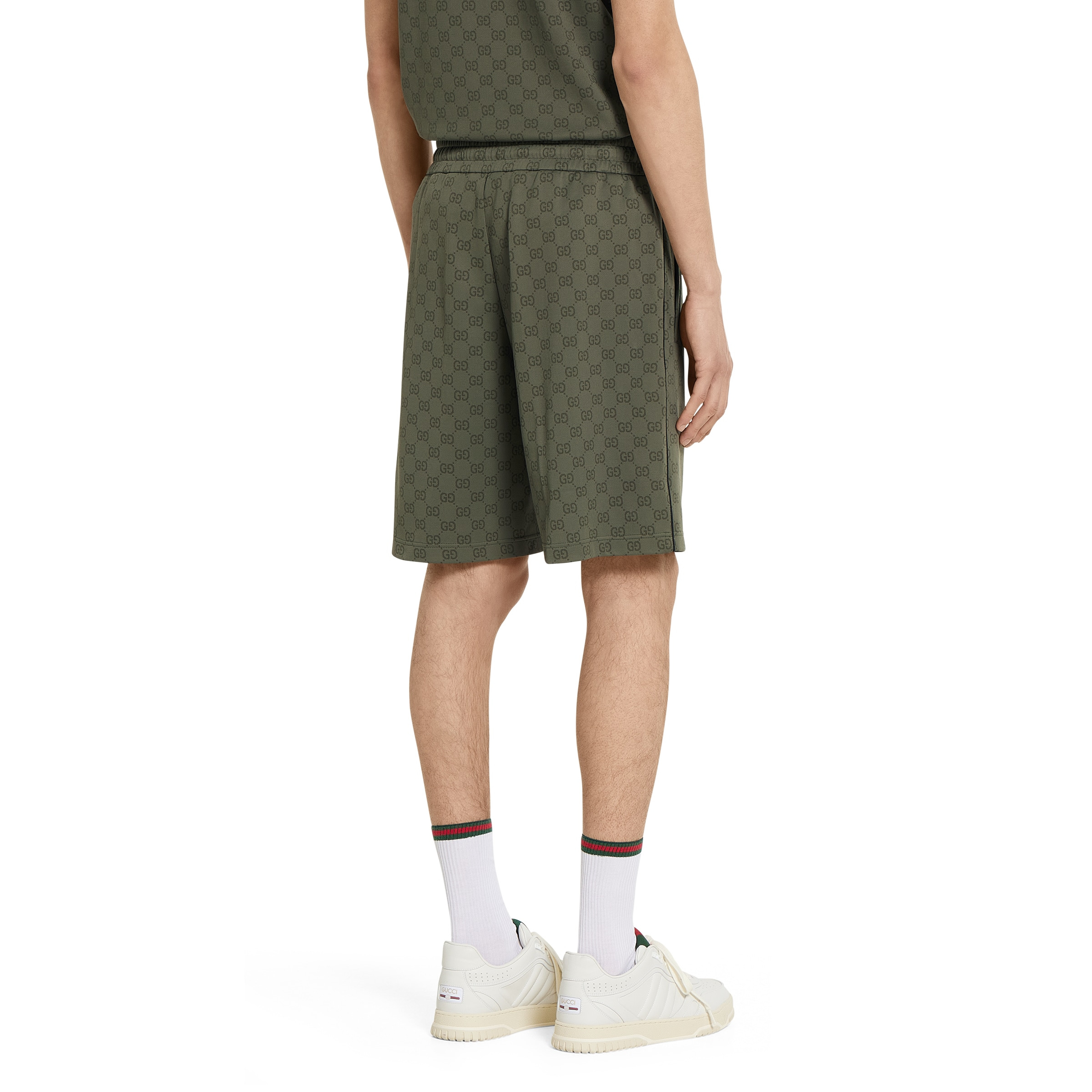 GG jersey jacquard shorts - 4
