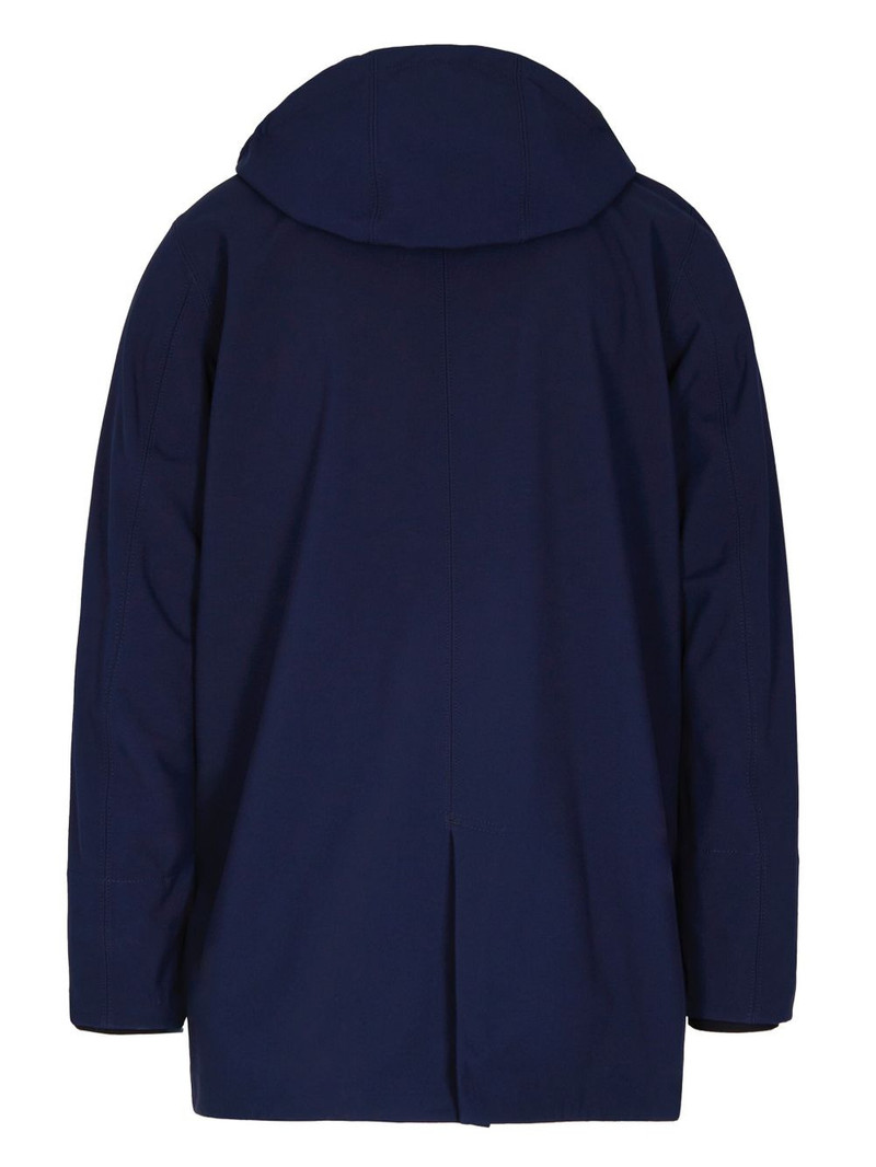 K-WAY hooded concealed-zip jacket outlook