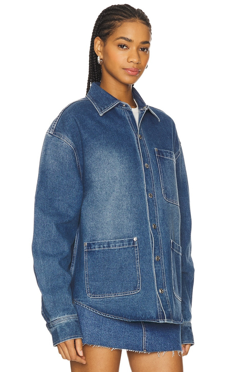 House of Sunny Take A Trip Topstitch Shirt outlook
