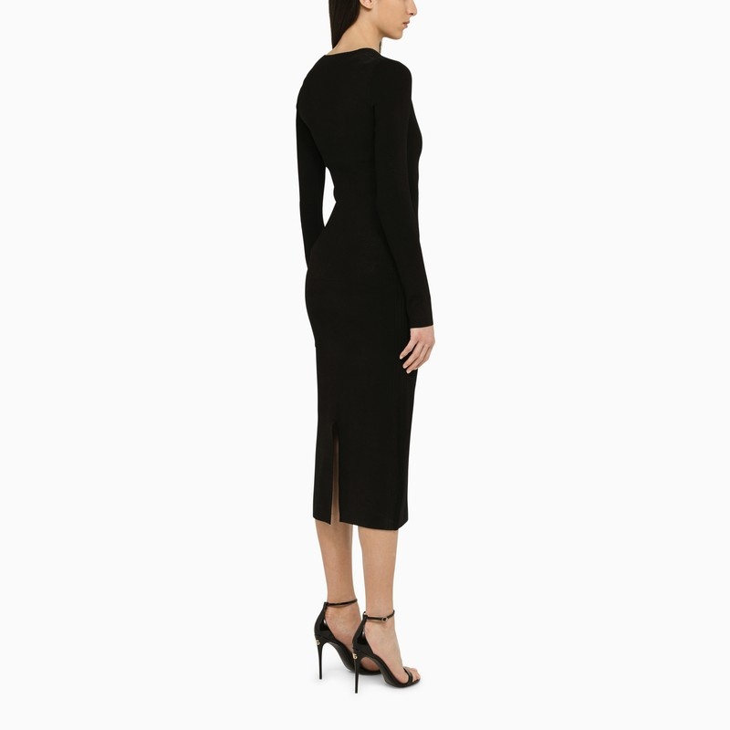 Victoria Beckham Midi Black Dress Women - 3