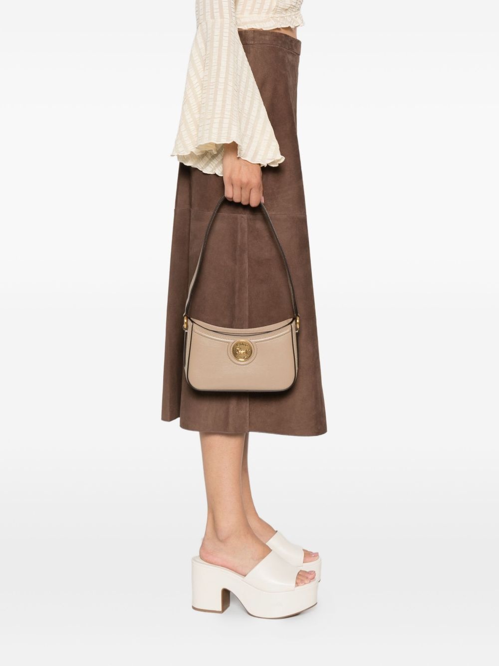 horse-emblem shoulder bag - 2