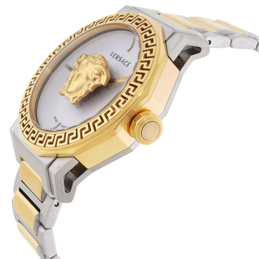 Versace Medusa Quartz White Dial Two-Tone Ladies Watch VE7B00423 - 2