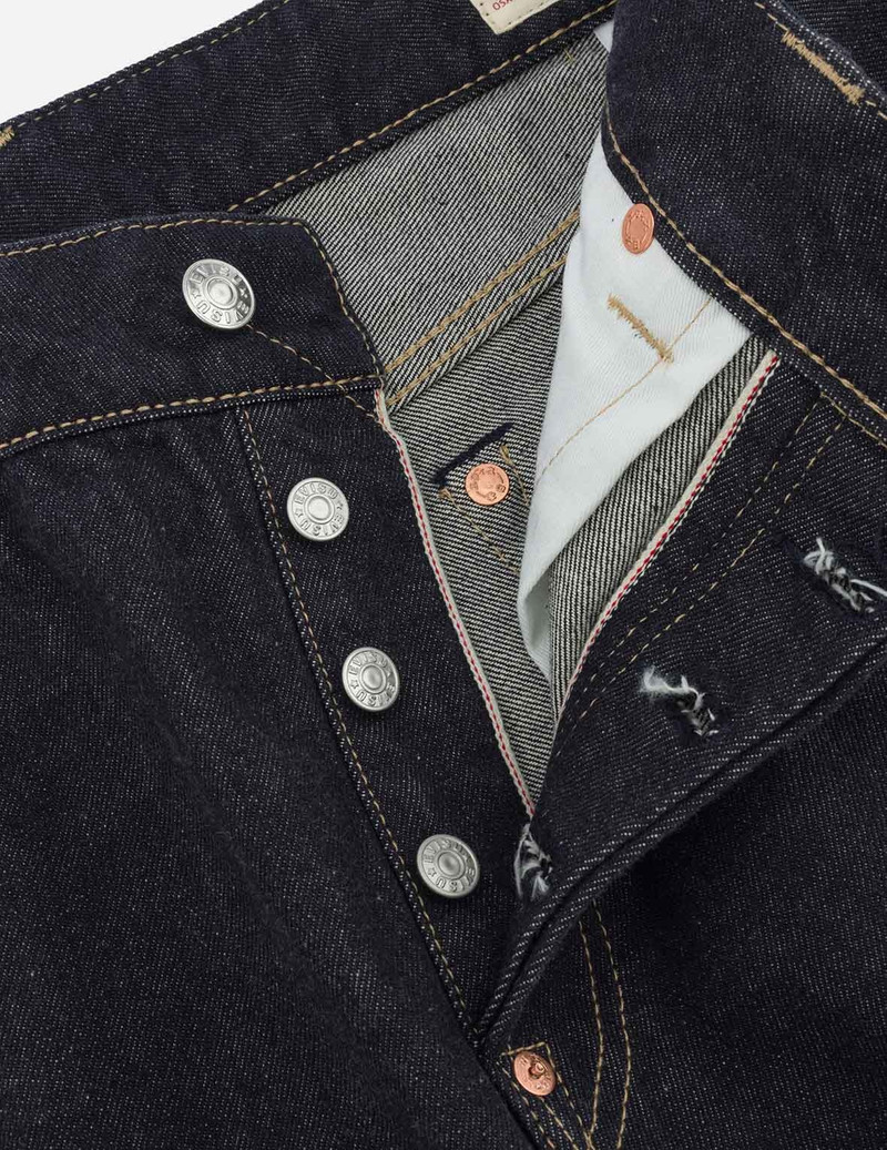 Brushstroke Seagull Print Straight Fit Jeans 7