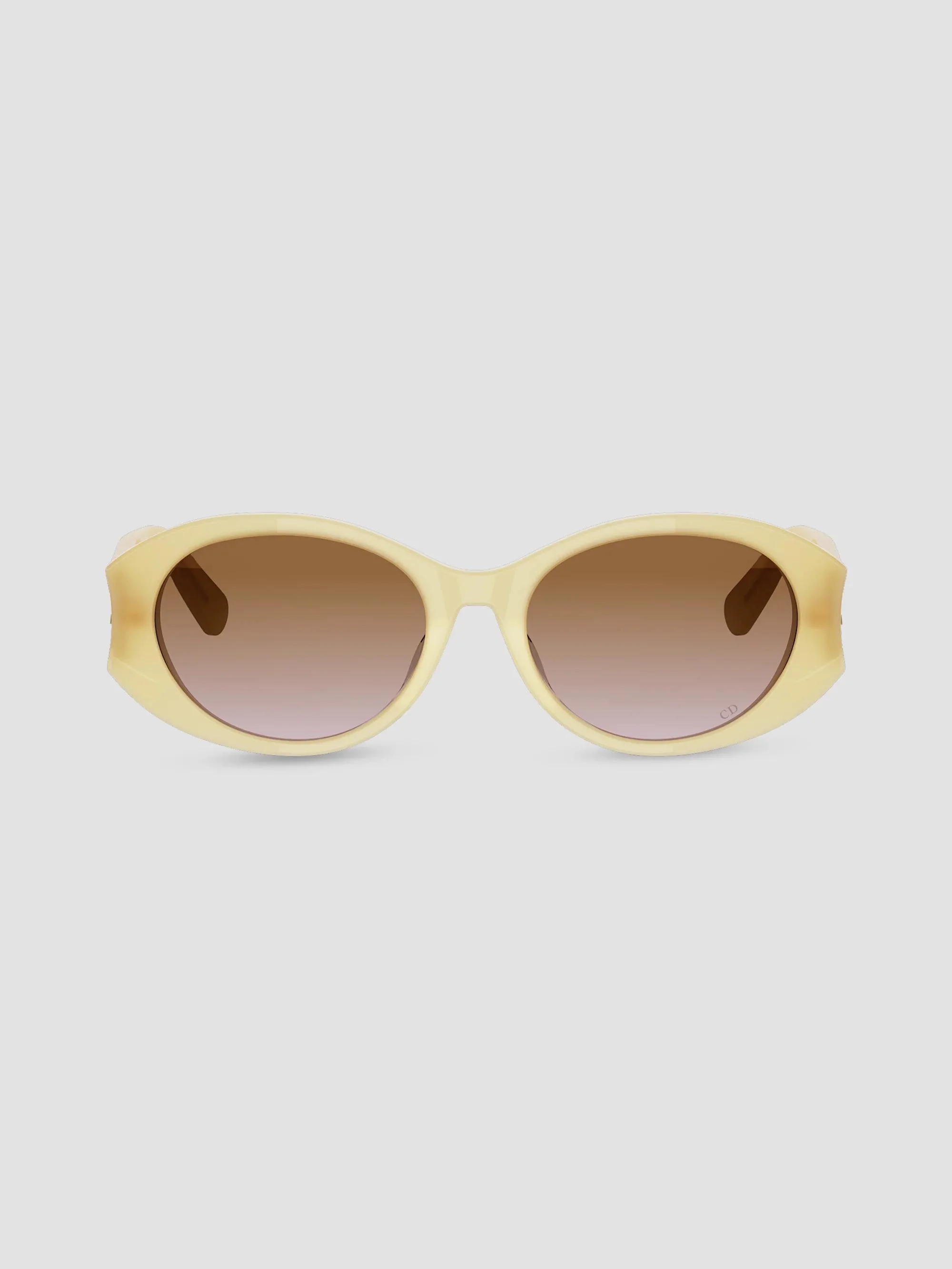 Women's DiorGlow B3I 51MM Oval Sunglasses - Yellow Brown - 1