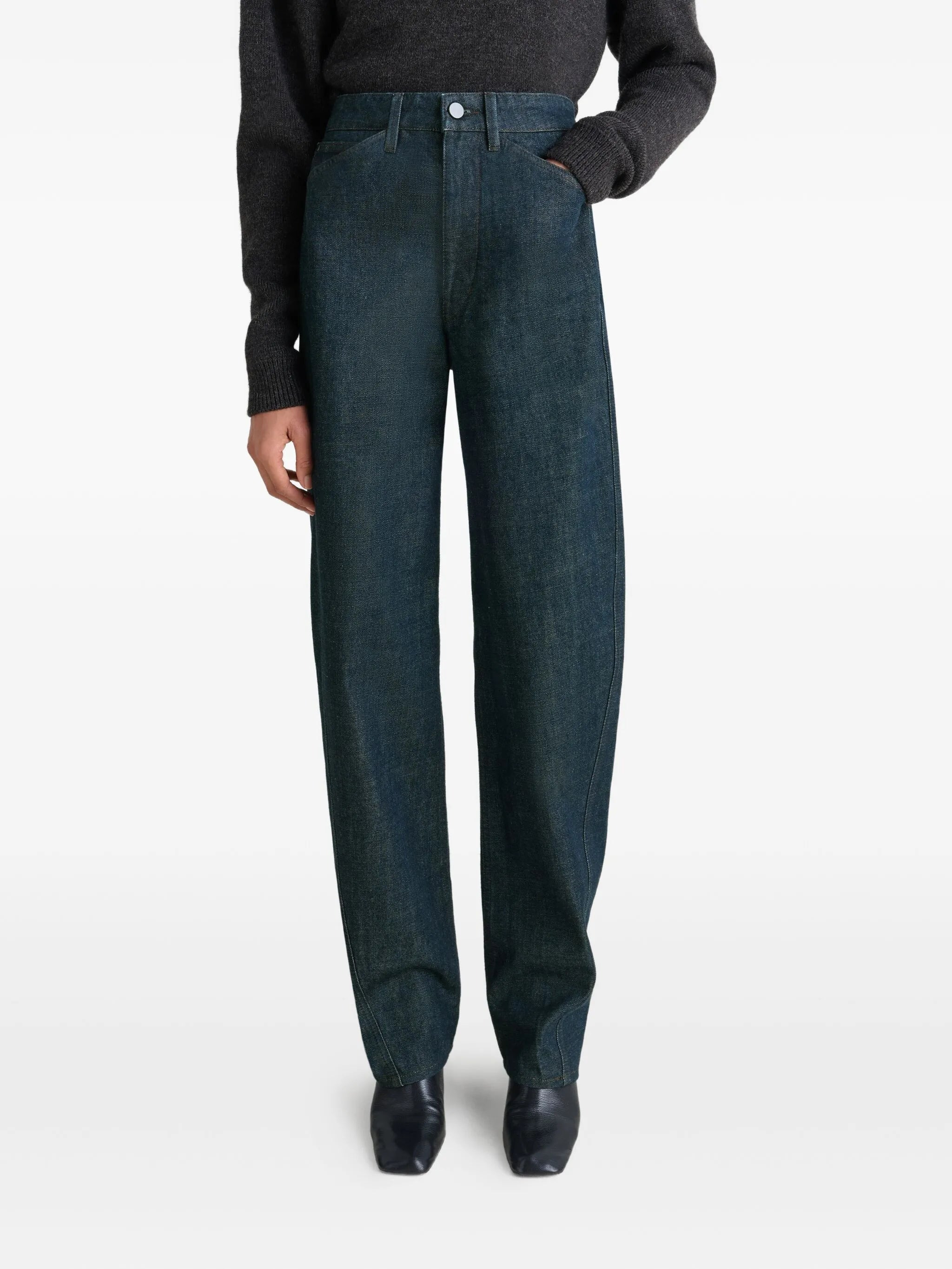 twisted five-pocket jeans - 4