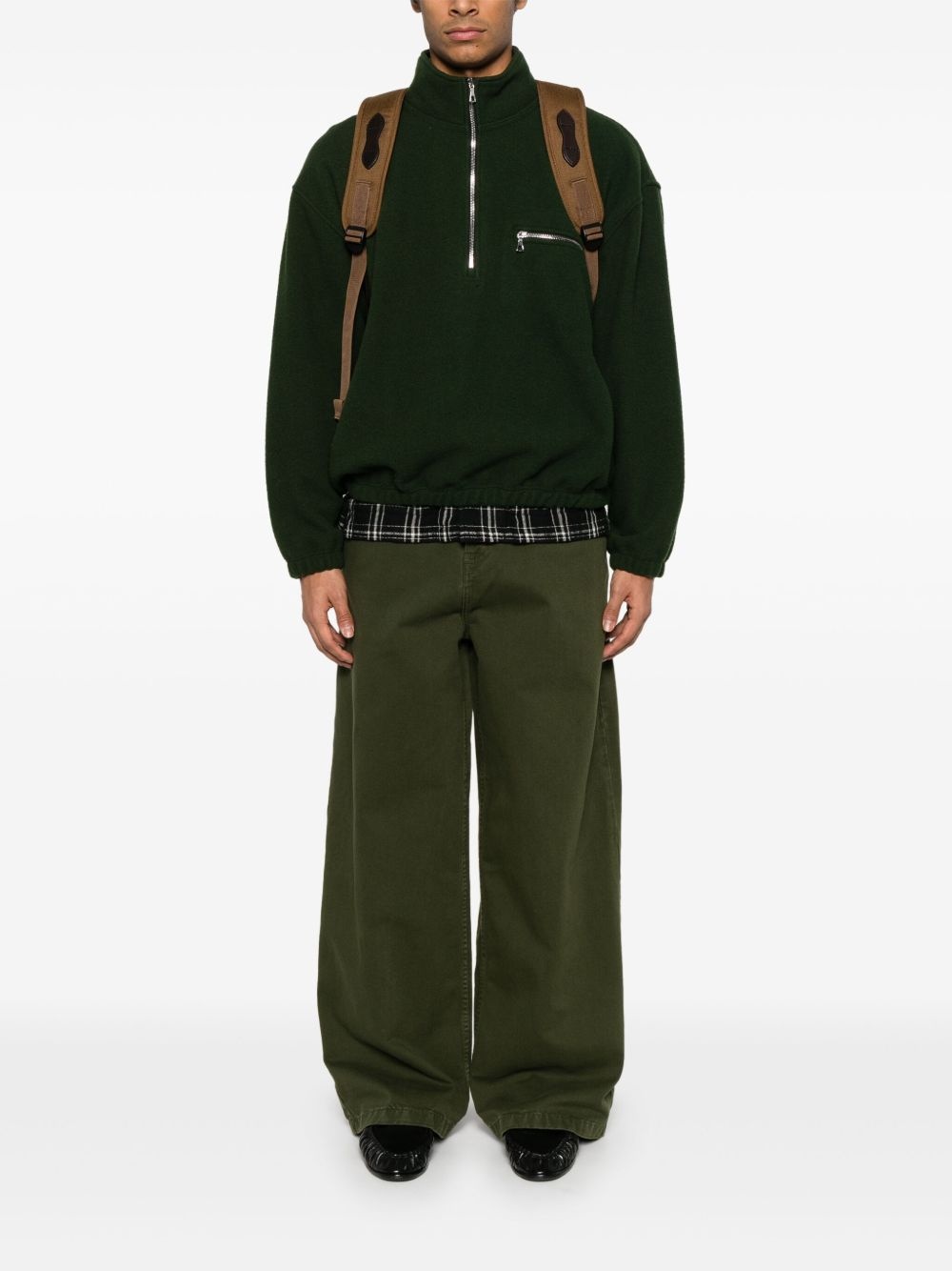 fleece sweatshirt - 2