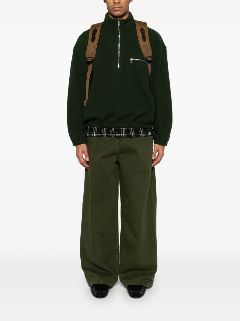 RIER fleece sweatshirt outlook