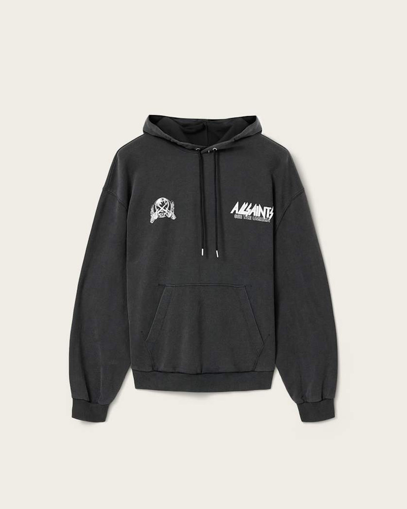 CHROMIUM LONG SLEEVE GRAPHIC HOODIE 1