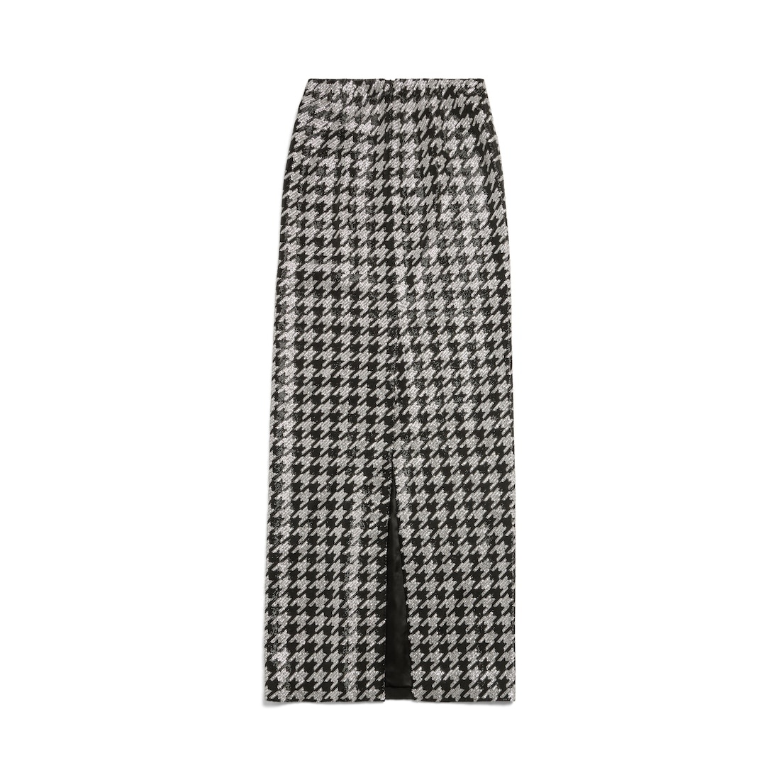 Women's Embroidered Maxi Skirt in Black/silver - 6