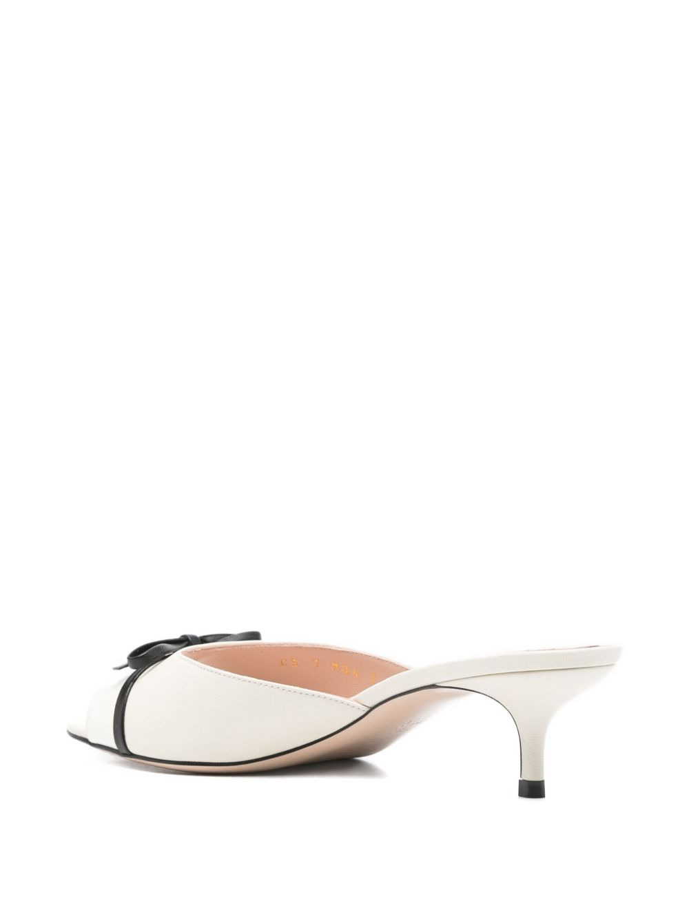40mm bow-detail kitten-heel sandals - 3