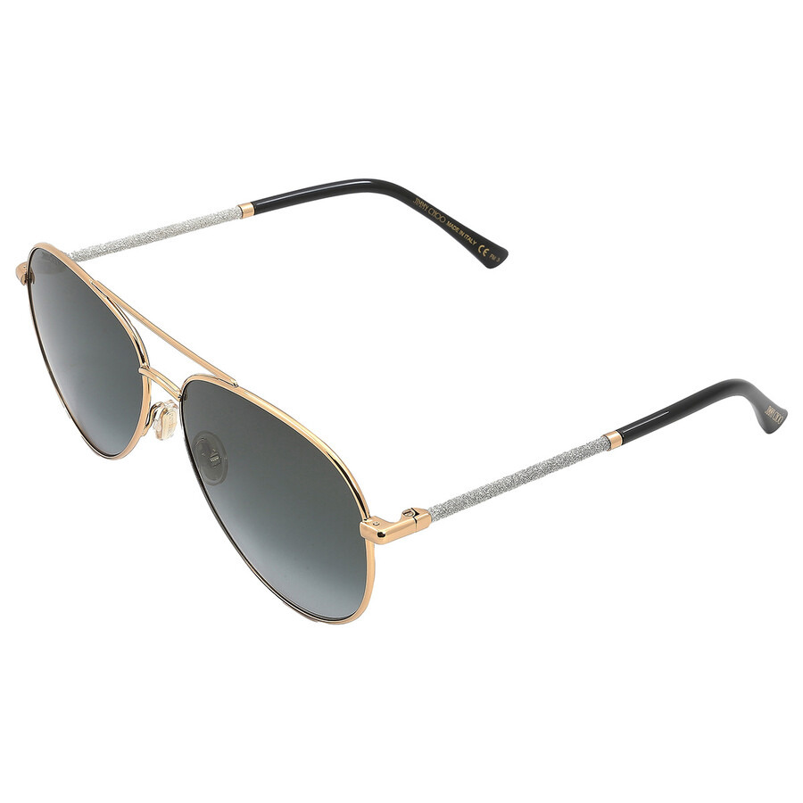 Jimmy Choo Dark Grey Gradient Pilot Ladies Sunglasses DEVAN/S 0RHL/9O 59 - 5