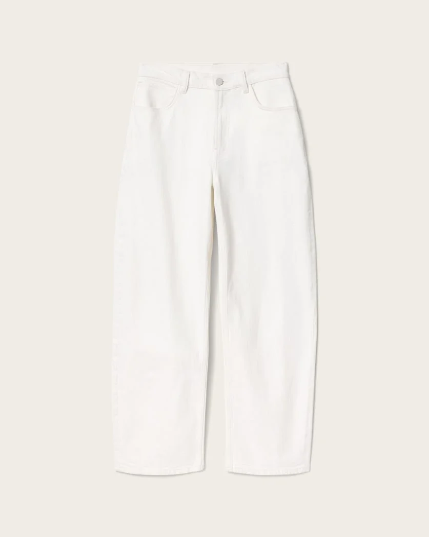 SADIE BARREL LEG DENIM JEANS - 1