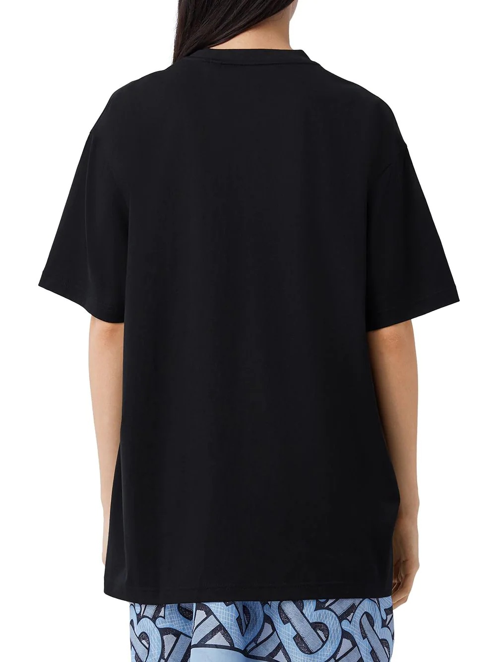 Monogram-motif oversized T-shirt - 4