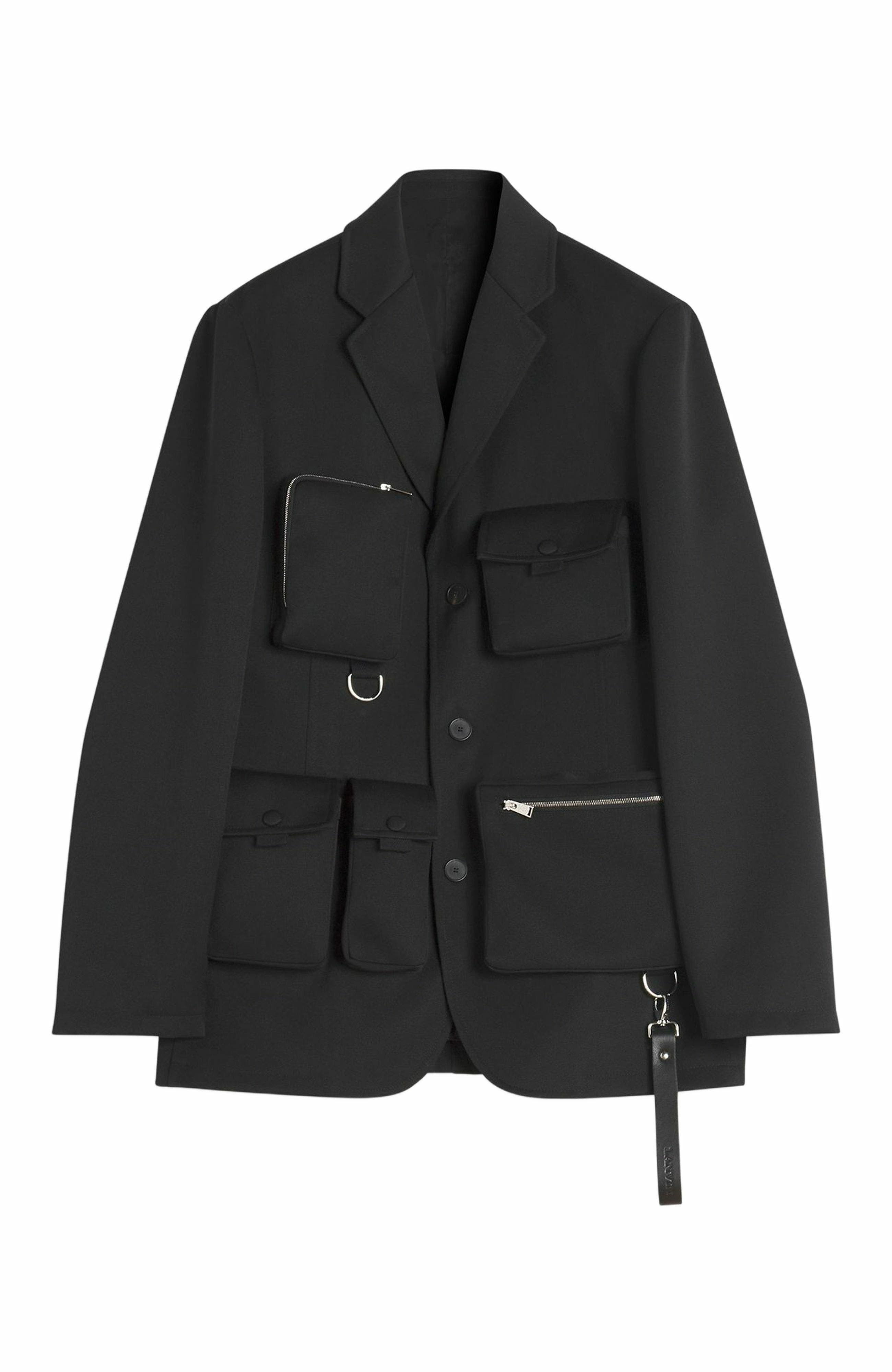Lanvin UTILITY STYLE JACKET in Black at Nordstrom - 2