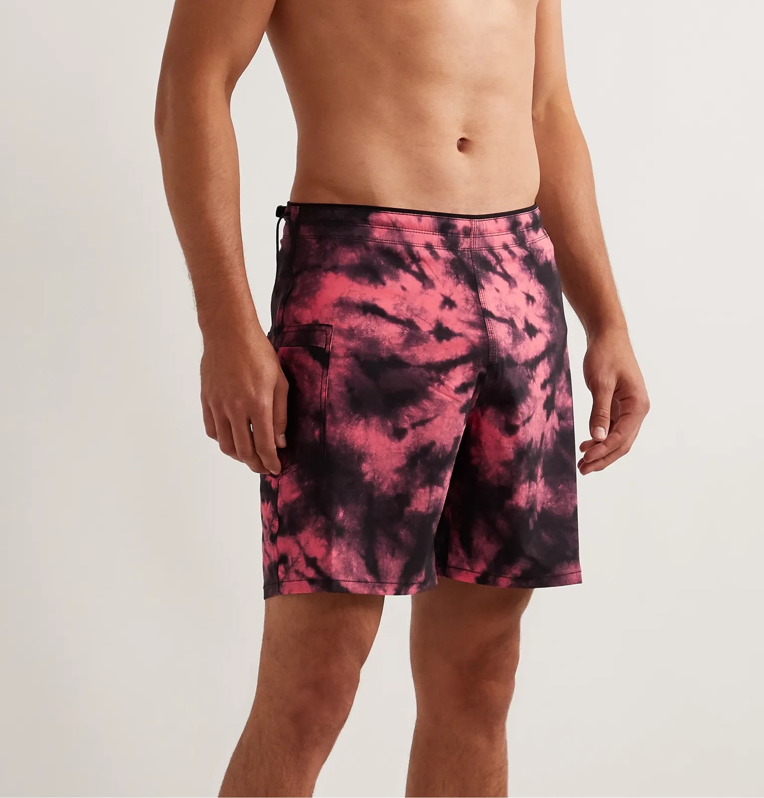 Long-Length Tie-Dyed Swim Shorts - 2