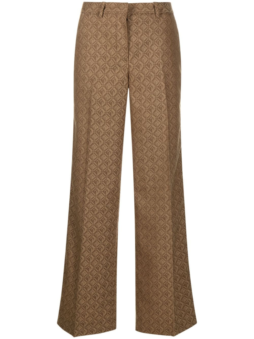 MARINE SERRE Trousers Beige - 1