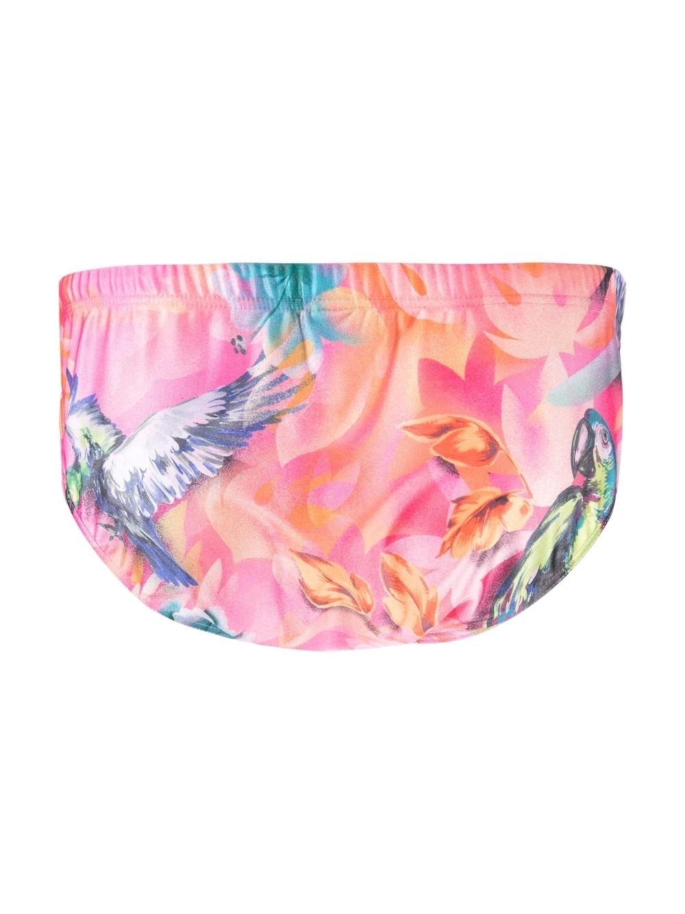 tropical print swimming trunks - 2