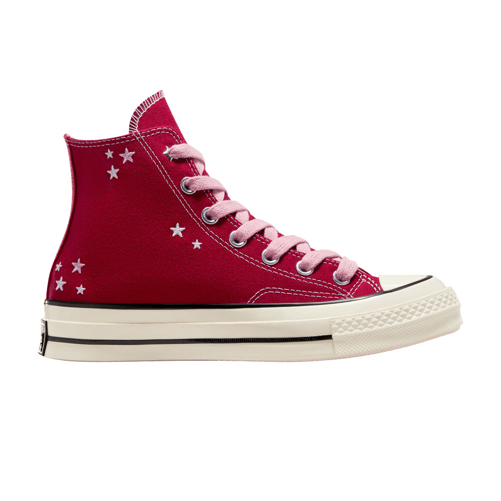 Chuck 70 High 'Embroidered Stars - Days Ahead Red' - 1