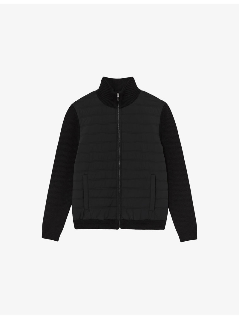 Townsend Funnel-Neck Ribbed-Neck Jacket 1