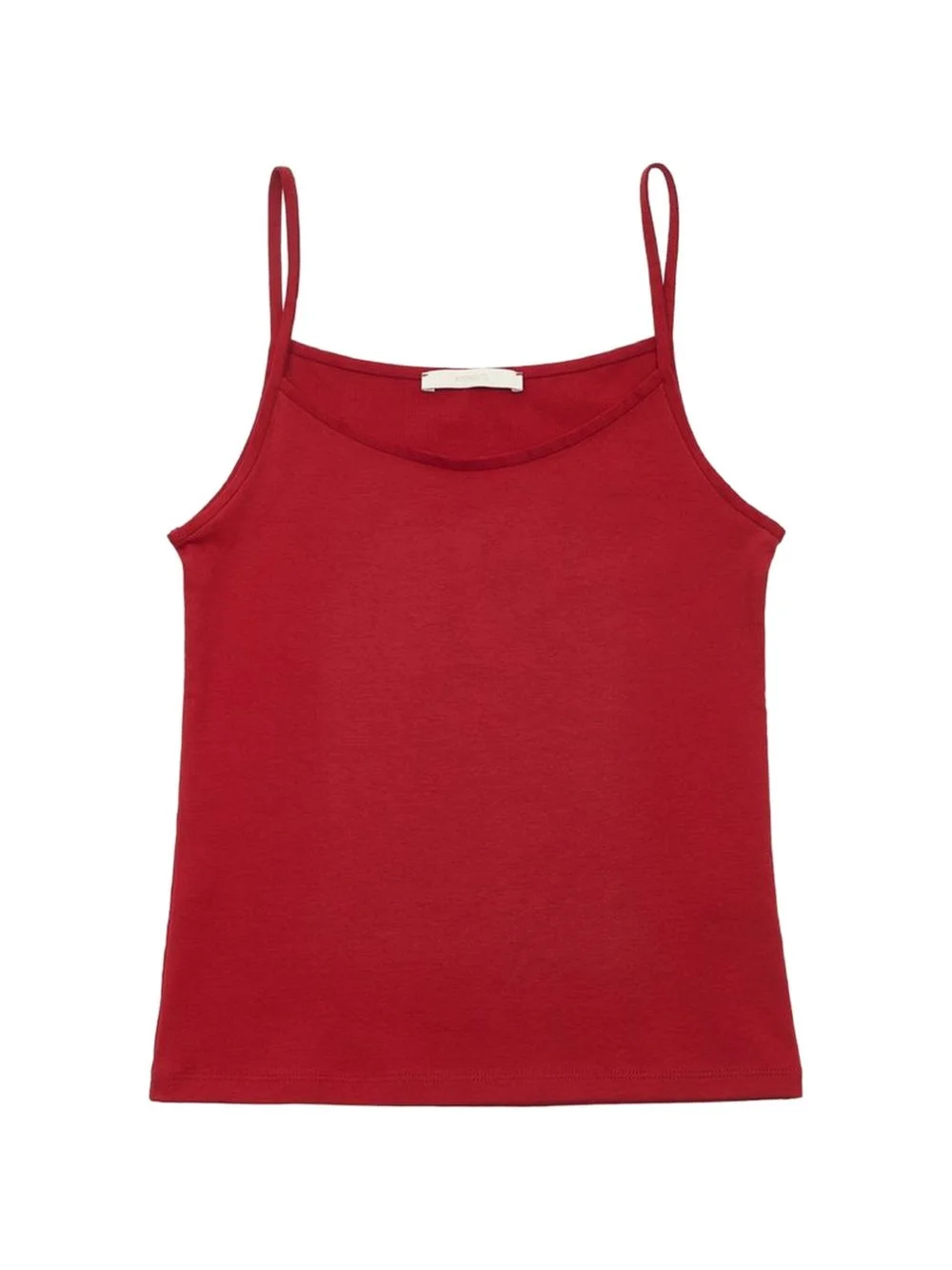 ribbed sleeveless top - 1