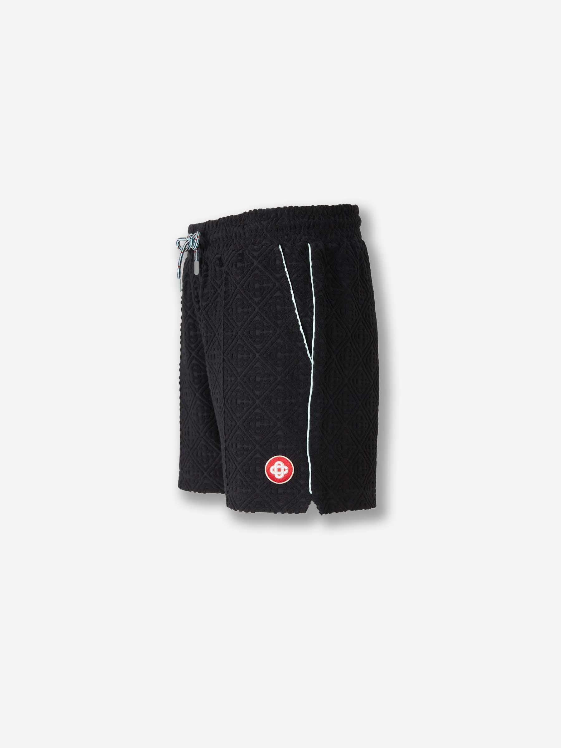 MONOGRAM TOWELLING BERMUDA SHORTS - 2