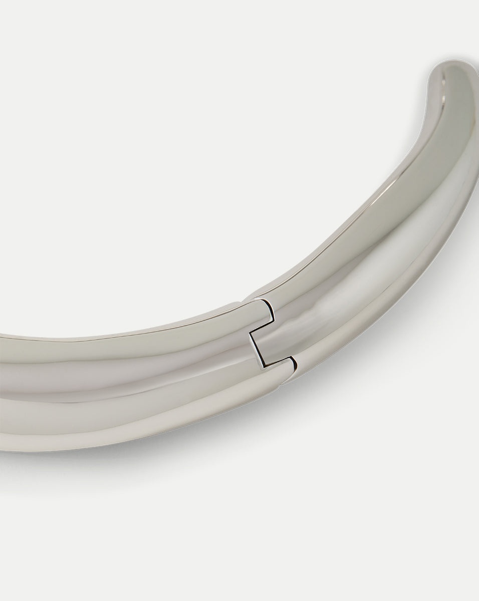 SILVER COLLAR NECKLACE - 2