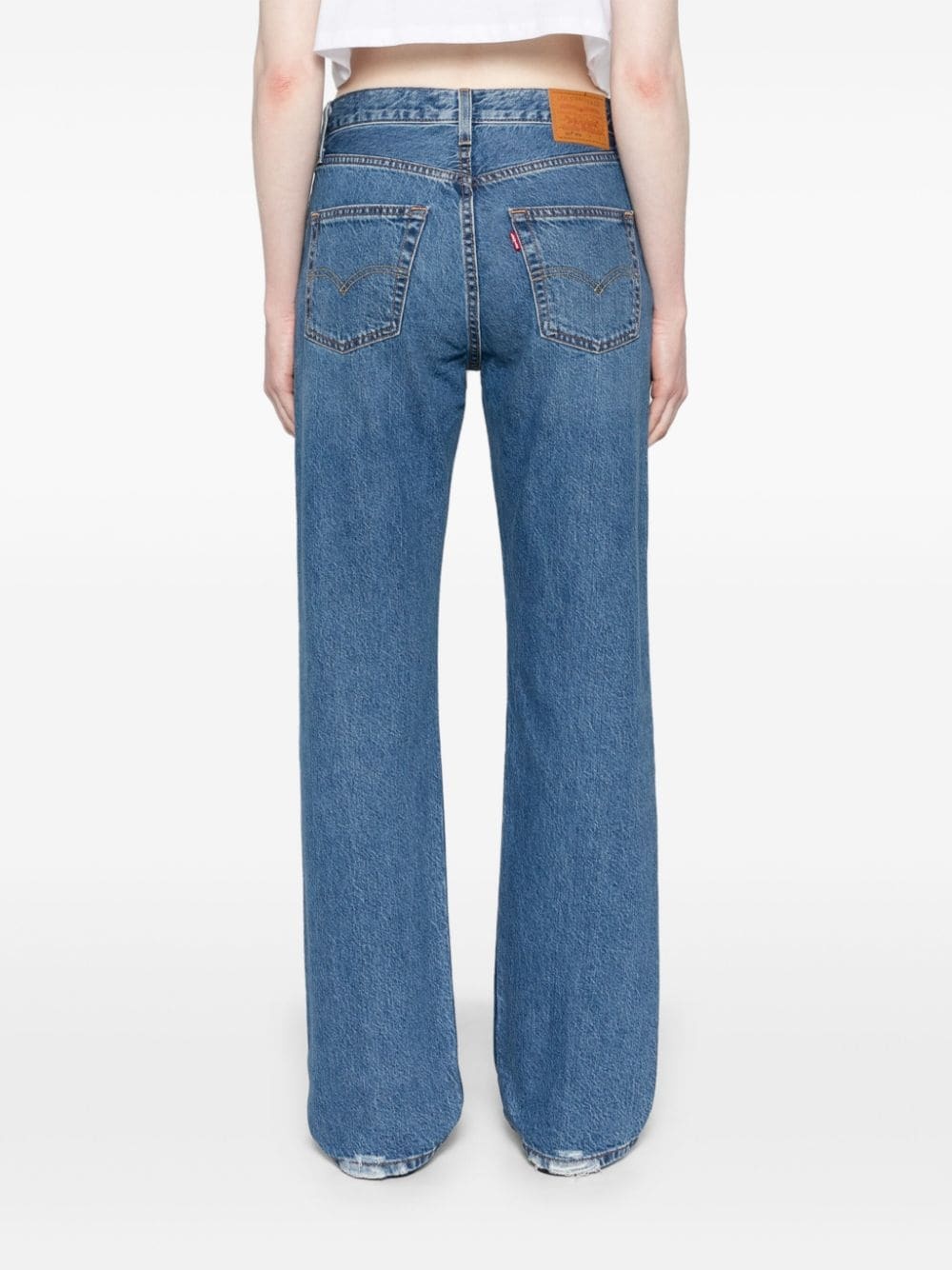 501 90s mid-rise straight-leg jeans - 4
