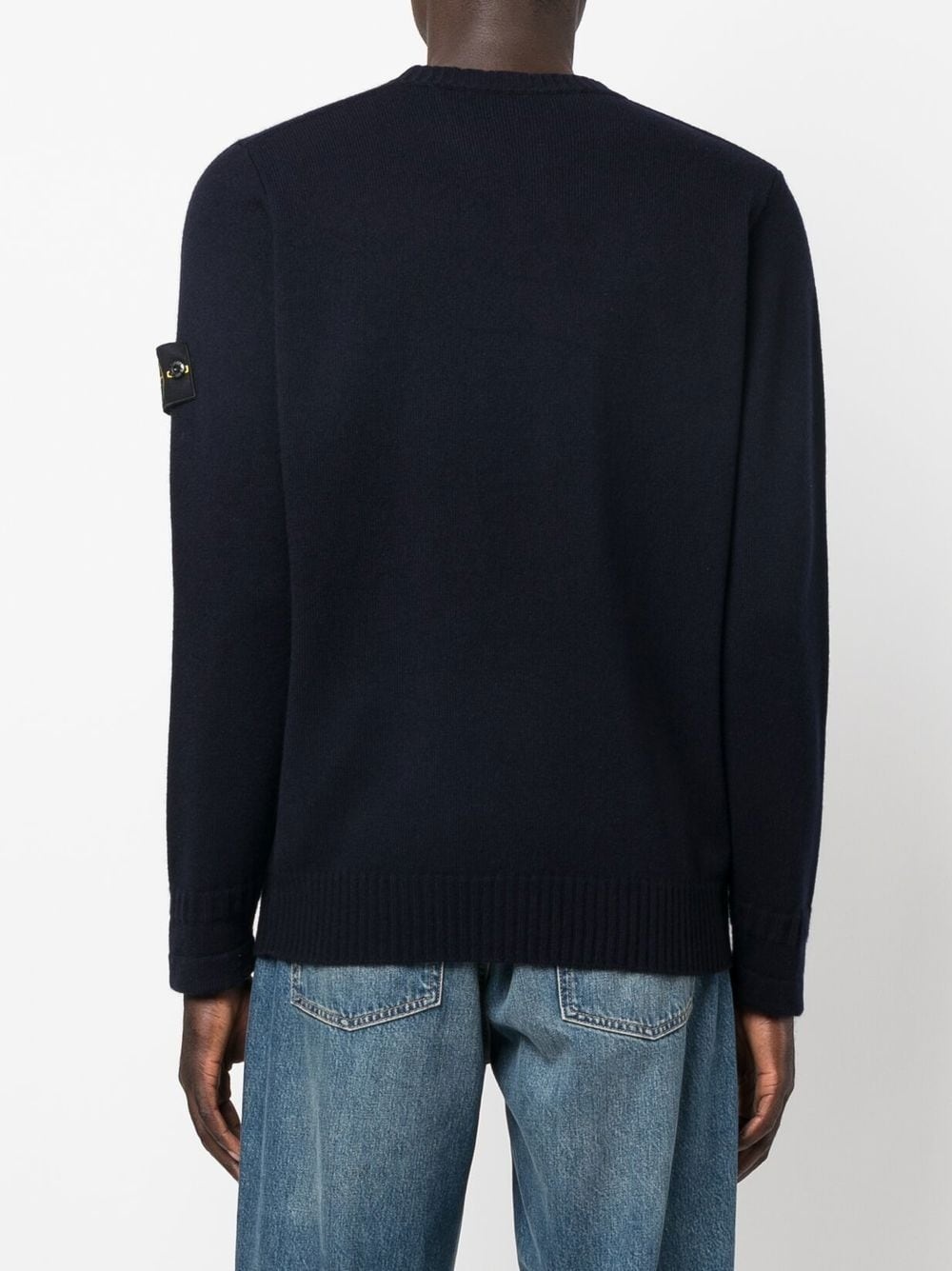 logo-patch cashmere jumper - 4