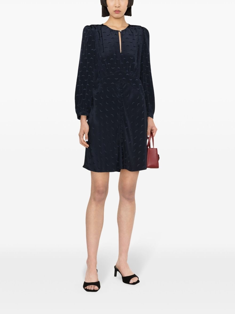 Rhodri wings-jacquard dress - 2