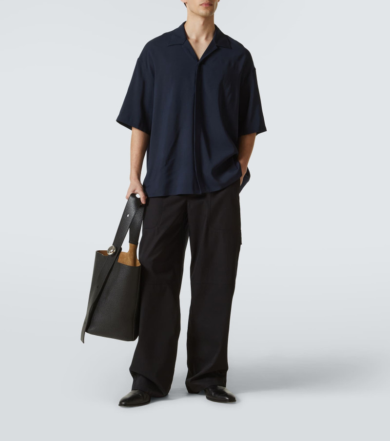 Loewe Cotton and silk cargo pants outlook