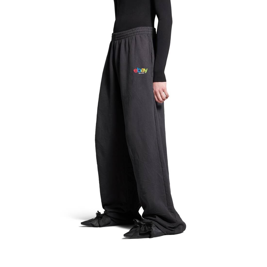 Men's Ebay Baggy Sweatpants in Black - 5