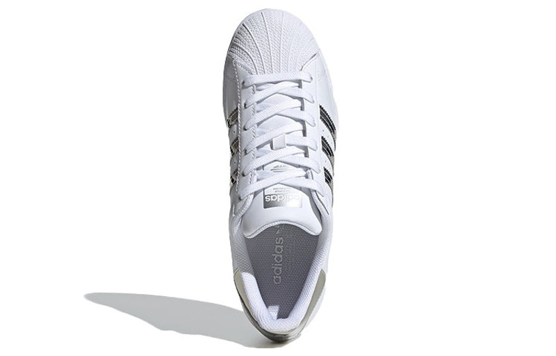 (WMNS) adidas originals Superstar 'Silver White' FX4272 5