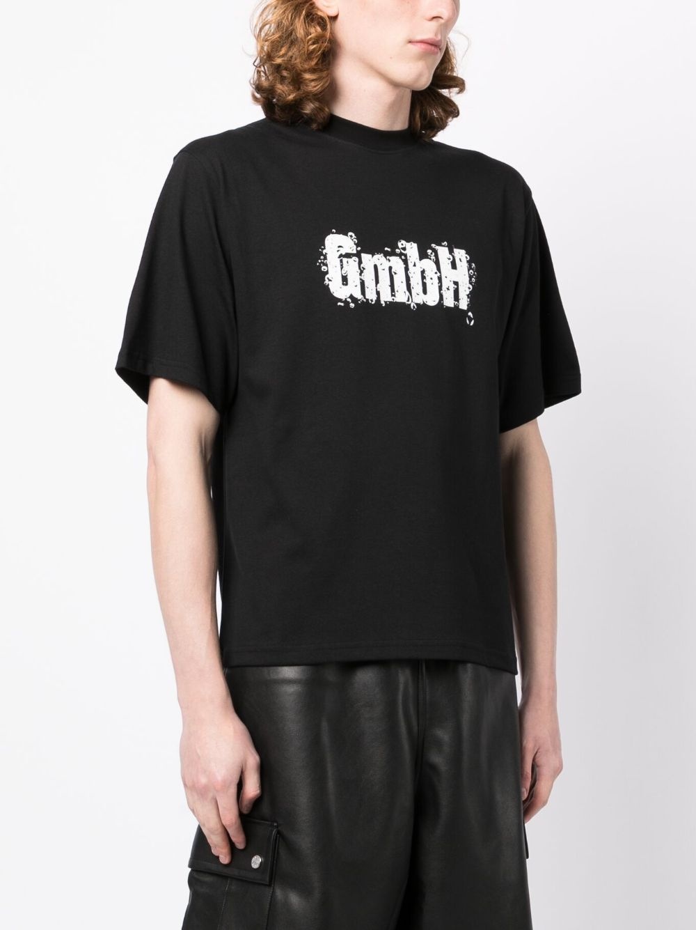 logo-print crew-neck T-shirt - 3