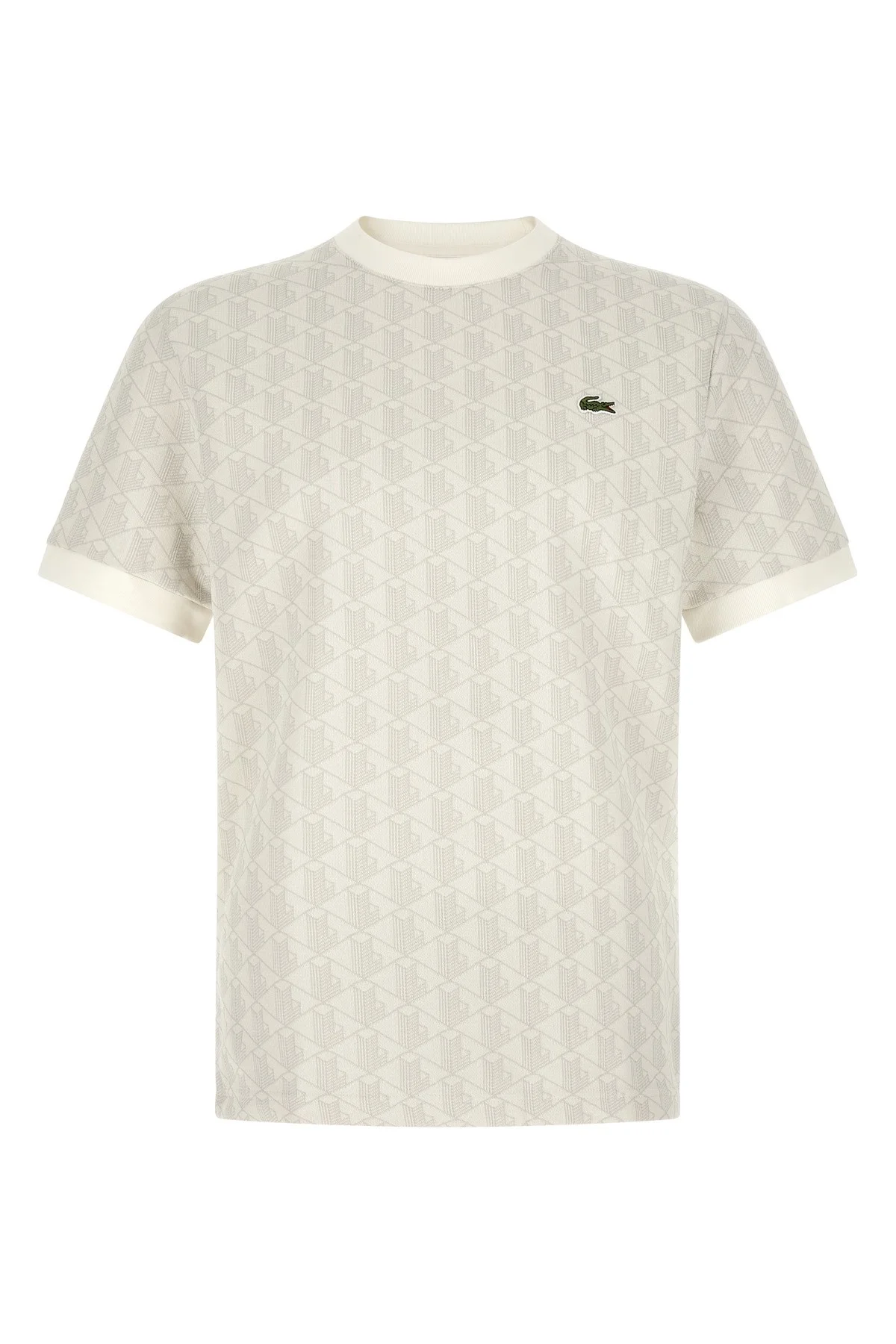 'Monogramma' Jacquard T-Shirt - 1