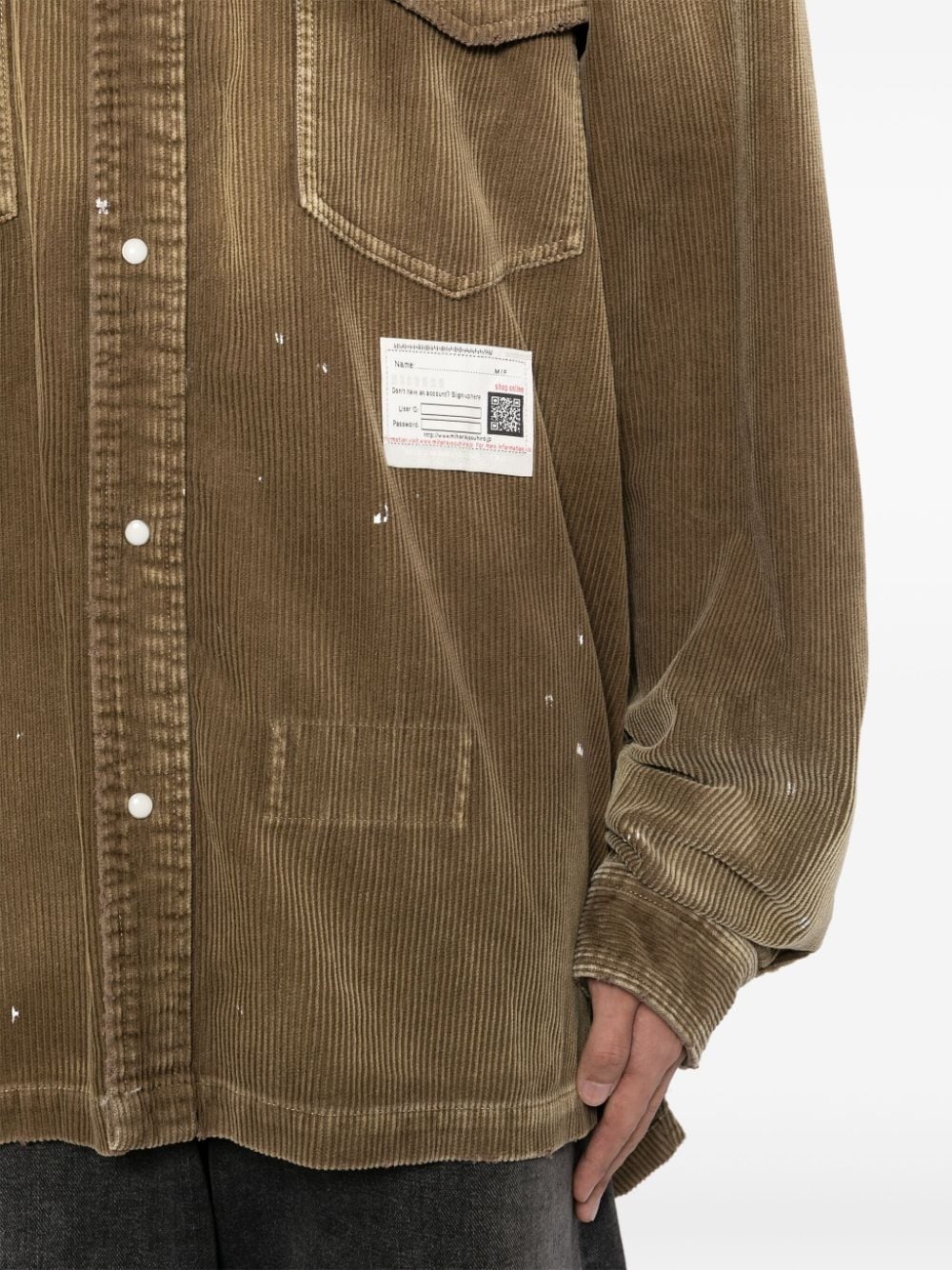 Vintage-like Corduroy Shirt - 5
