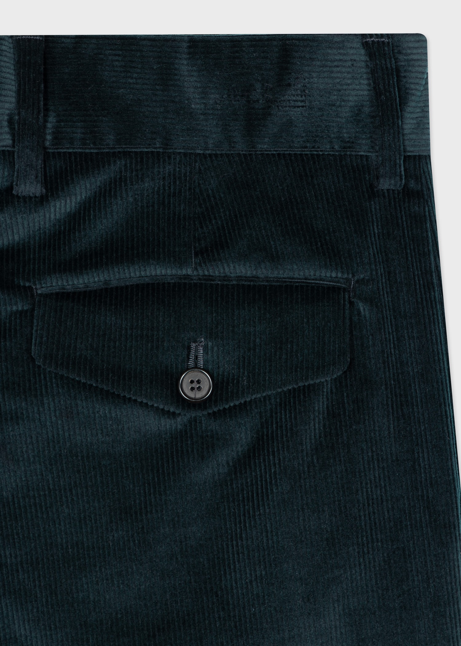Navy Corduroy Trousers - 2
