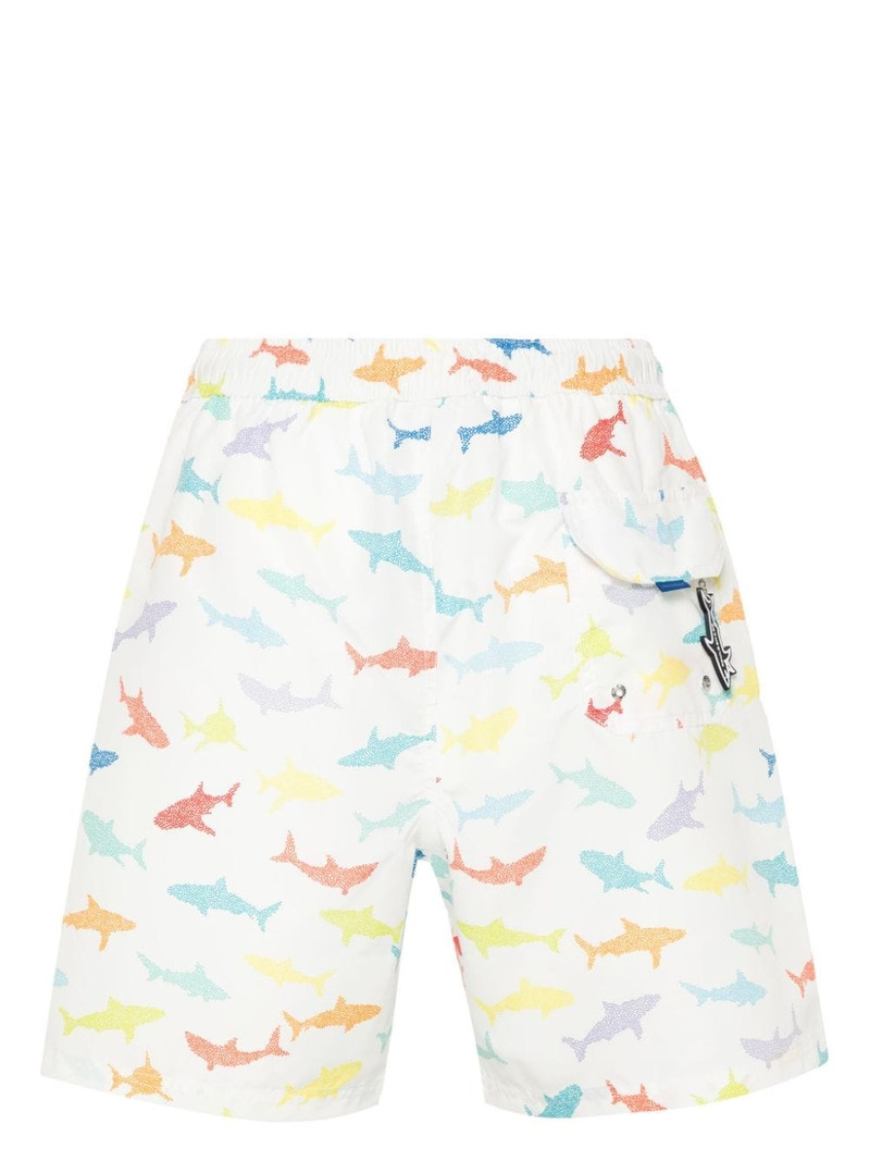 Paul & Shark shark-print swim shorts outlook