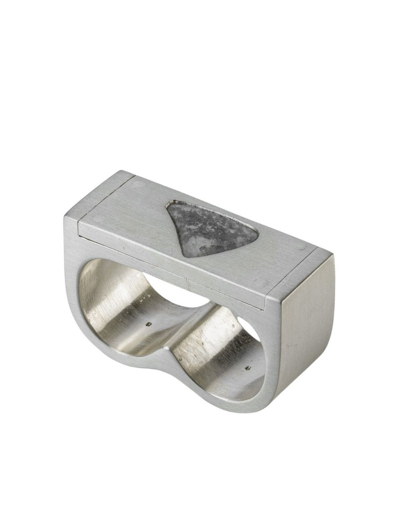 Plate Double diamond ring 1