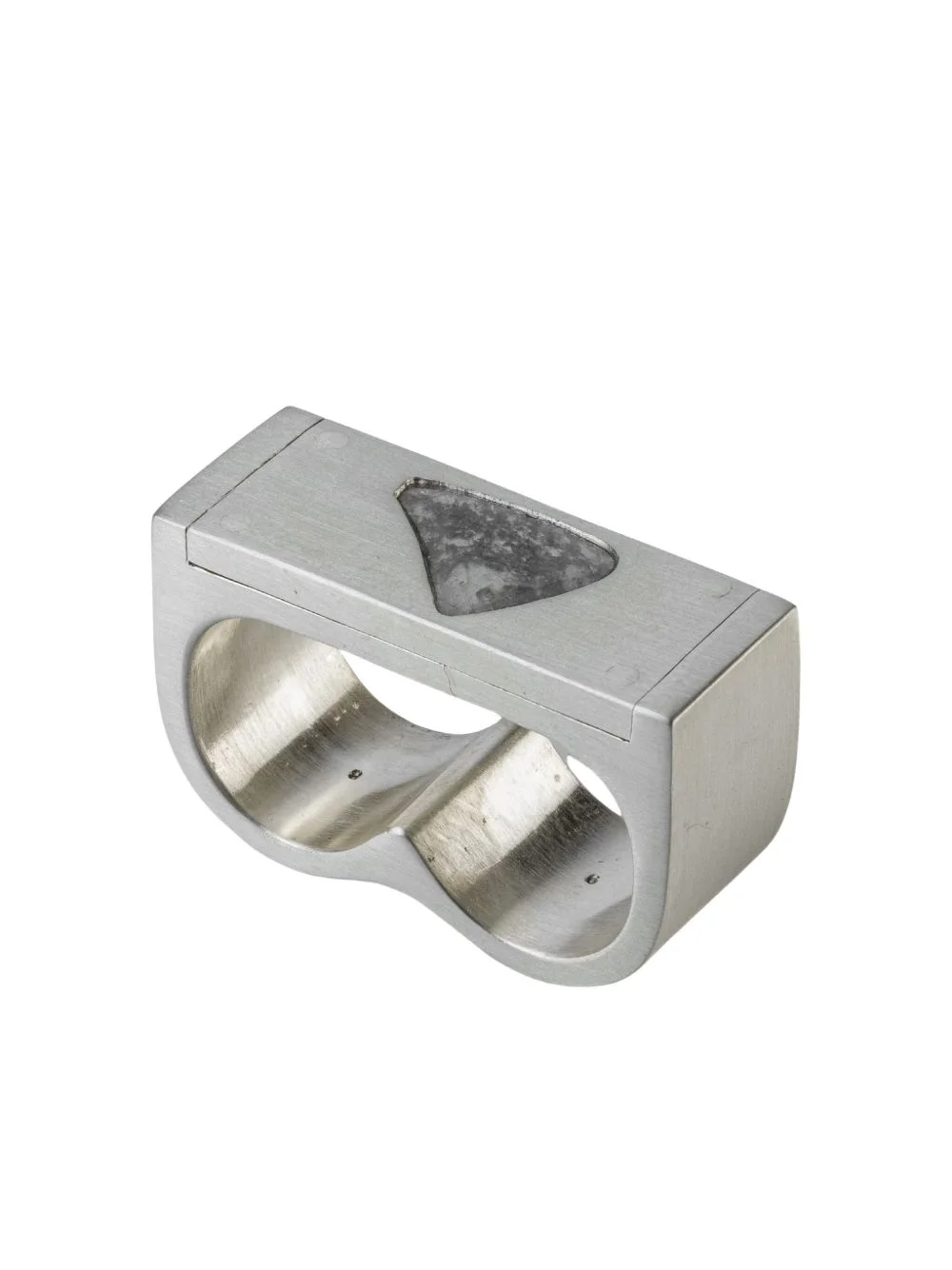 Plate Double diamond ring - 1